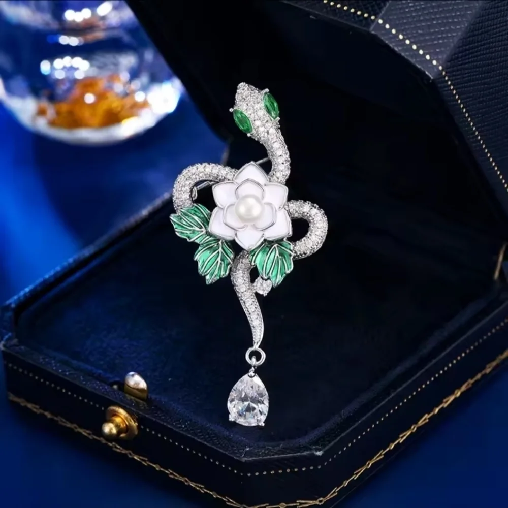 VQ Snake Brooch